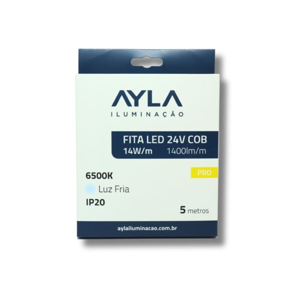 Fita LED 24V 6500K 14W/m (COB)