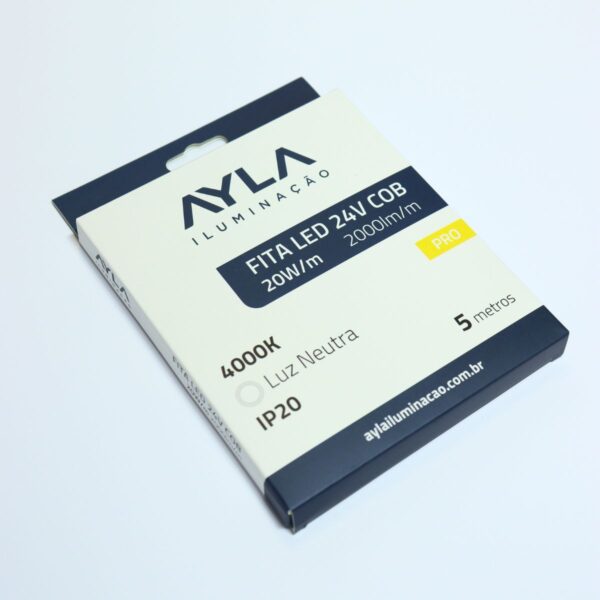 Fita LED 24V 4000K 20W/m (COB) - Imagem 3