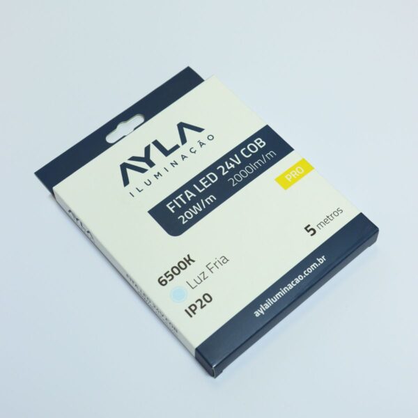 Fita LED 24V 6500K 20W/m (COB) - Imagem 3