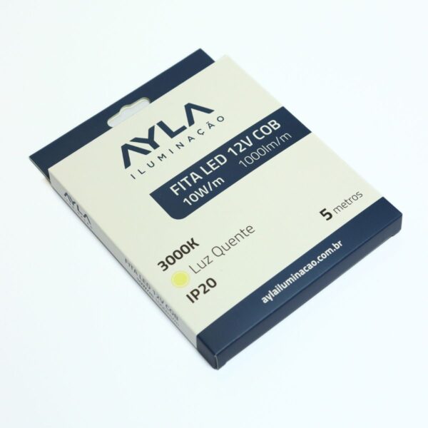 Fita LED 12V 3000K 10W/m (COB) - Imagem 3