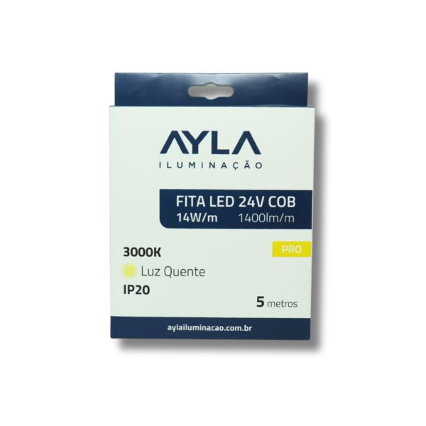 Fita LED 24V 3000K 14W/m (COB)