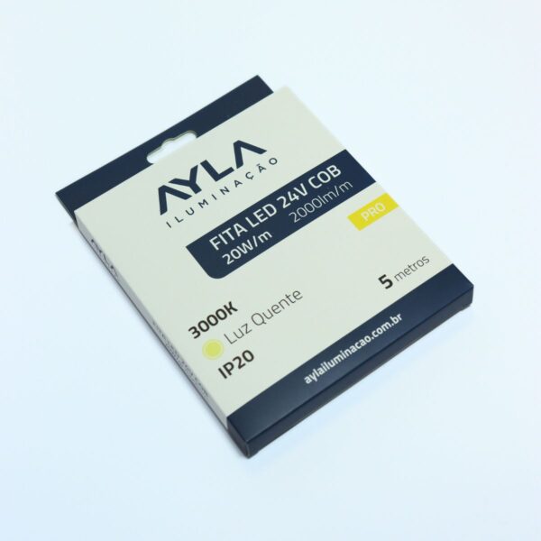 Fita LED 24V 3000K 20W/m (COB) - Imagem 3