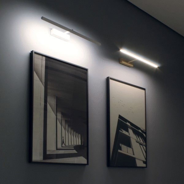Arandela Iris LED 3W 3000K Bivolt Dourada 43cm - Imagem 2