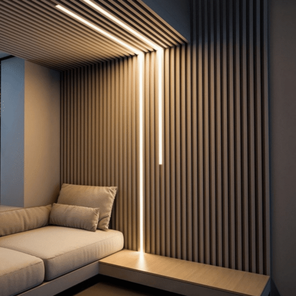 Perfil Embutir para Fita LED 3m Preto AY303260 Neo - Imagem 3