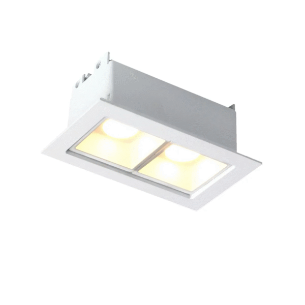 Luminária de Embutir LED Pandora AY188046 4W 3000K Retangular Branca